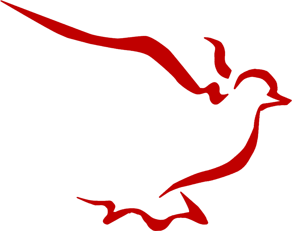 Peace Dove Clipart Bulletin - Red Dove Clip Art - Png Download (1000x800), Png Download