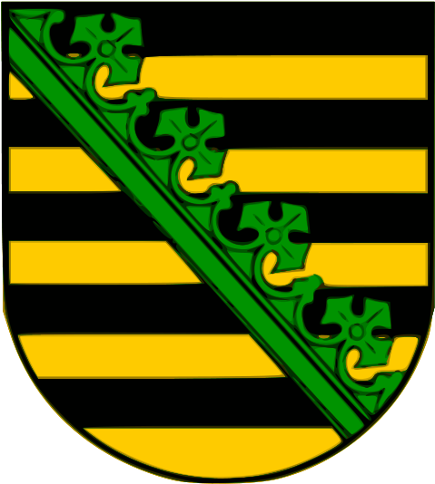 Saxony Coat Of Arms Me 01 Clip Art - Saxony - Png Download (566x800), Png Download