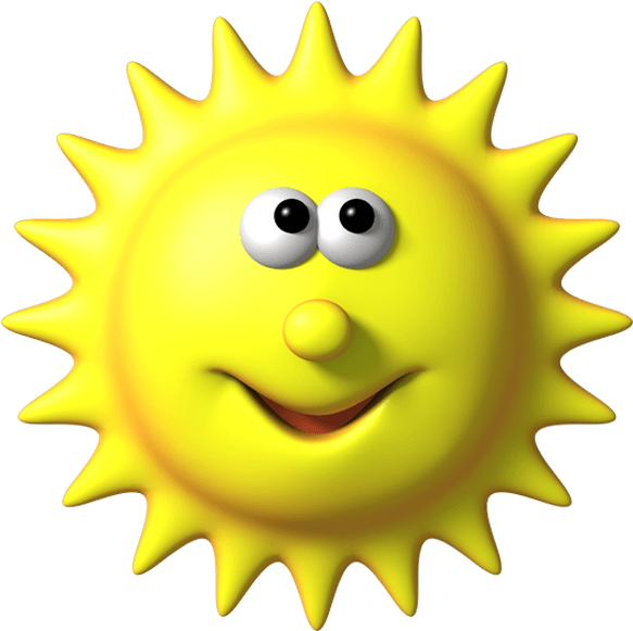 Stickers For Kids - Dibujo Sol Fondo Transparente Clipart (600x600), Png Download