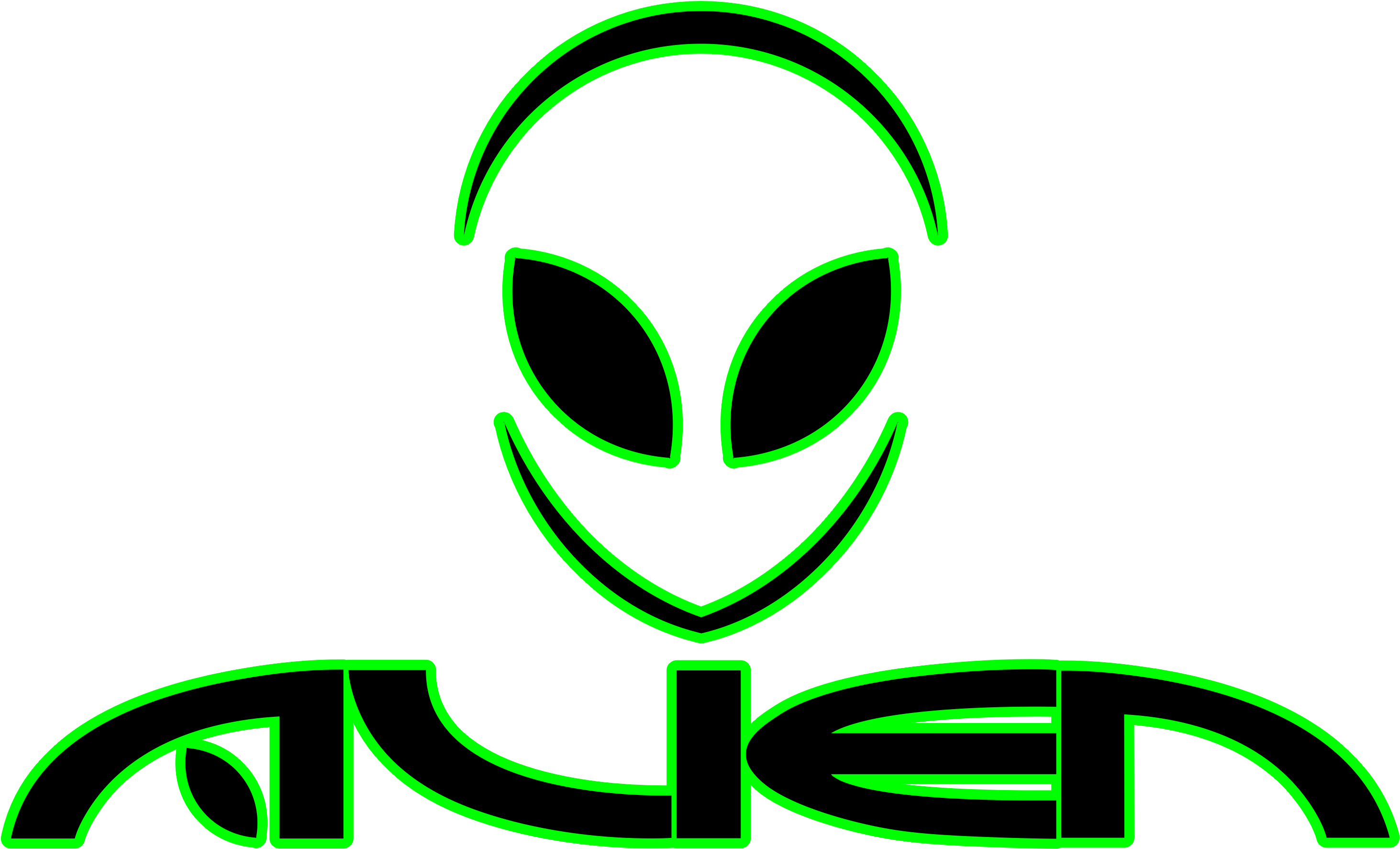 Alien Grey Accessory Neck Lanyard - Alien Key Chain Clipart (2946x1892), Png Download