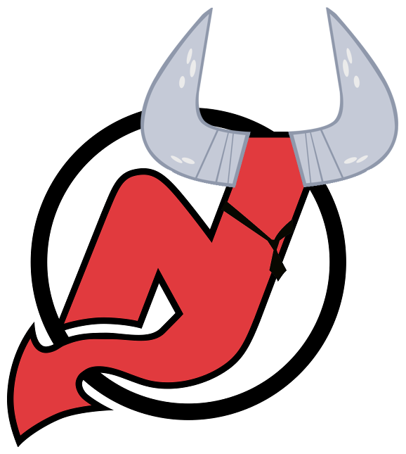 Lyraheartstrngs, Hockey, Iron Will, Logo, Logo Parody, - New Jersey Devils Logo Svg Clipart (578x645), Png Download