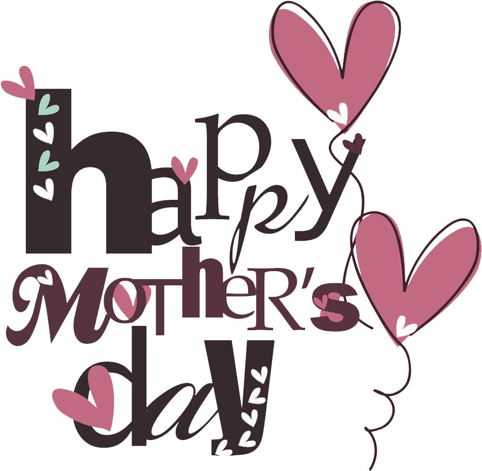 Mothers Day Happiness Child - Happy Day Mom Clipart (1000x1000), Png Download