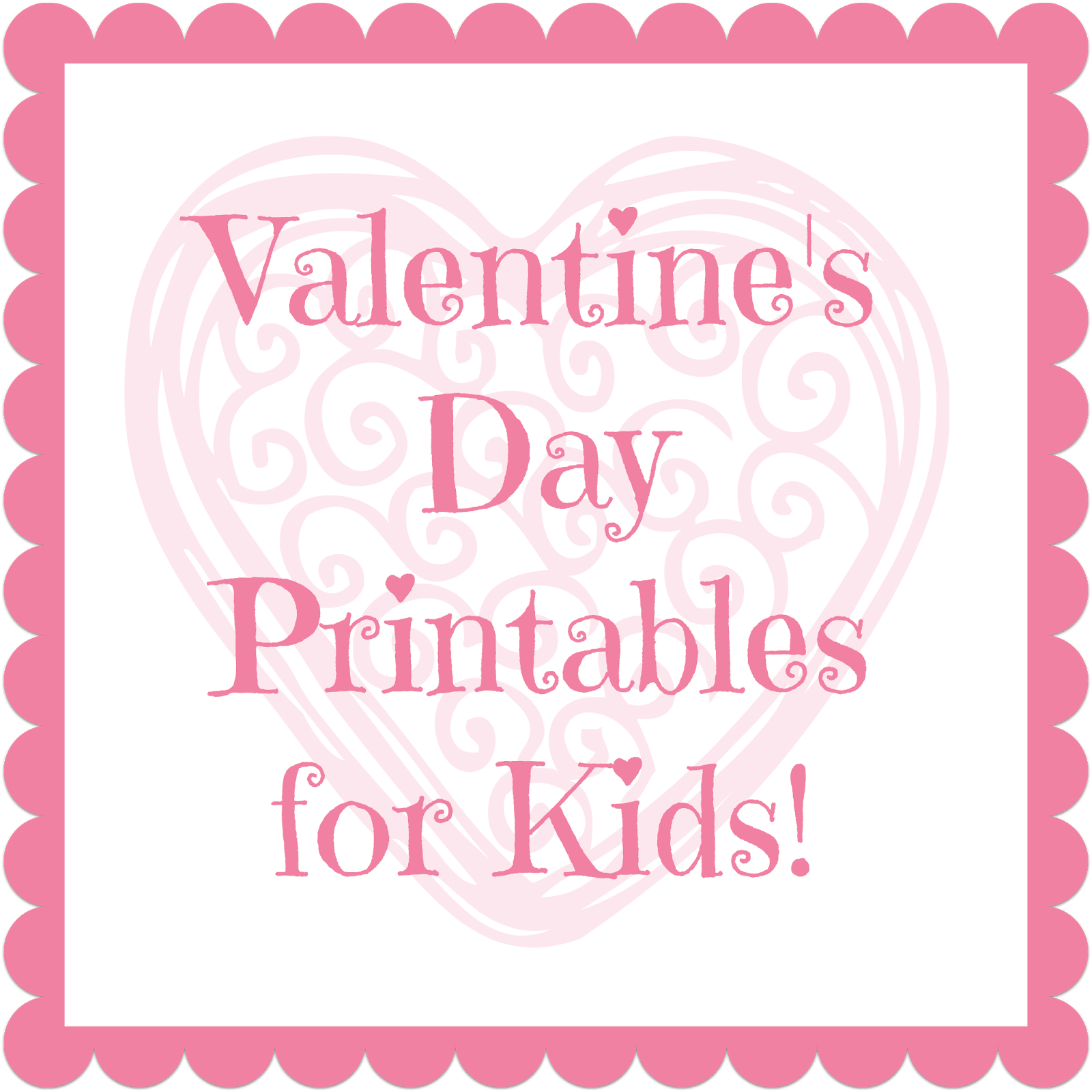Valentine's Day Printables For Kids - Printable Secret Santa Lists Clipart (1600x1600), Png Download