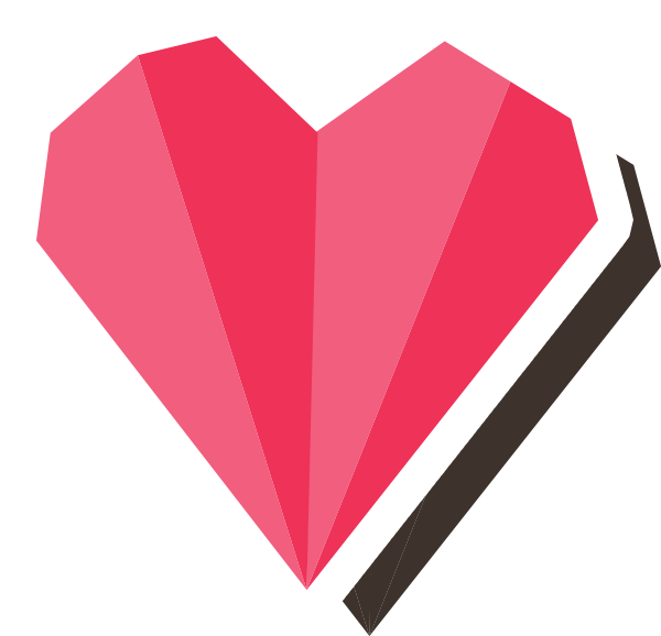 Flowers Clipart Frames Illustrations - Heart Origami Png Transparent Png (640x640), Png Download