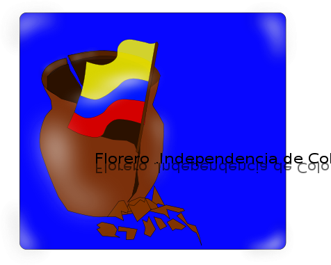 Free Florero Colombia - Clip Art - Png Download (566x800), Png Download