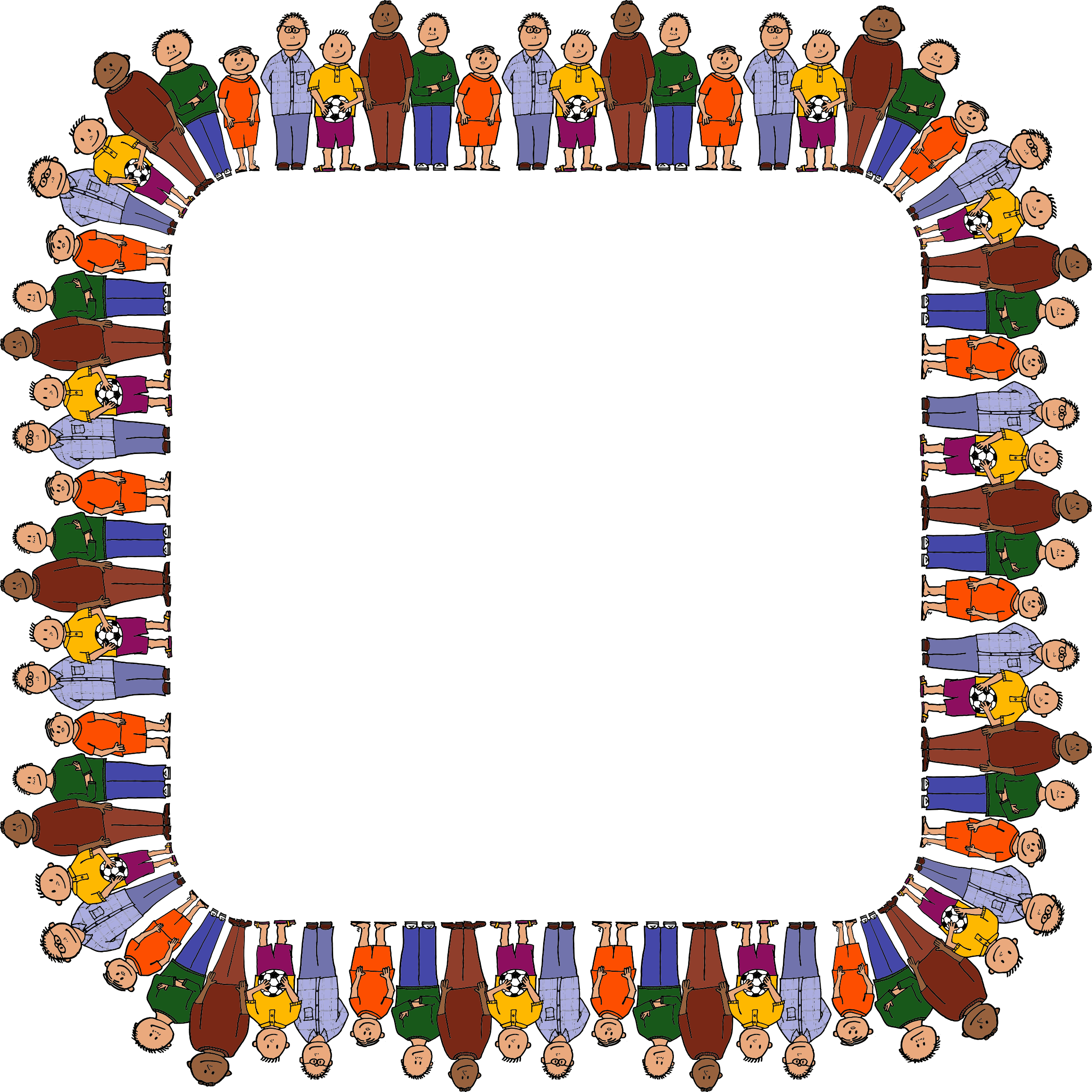 Clipart Boys N Ball Square Microsoft Office 2016 Clip - Clip Art - Png Download (2314x2314), Png Download