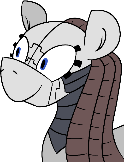 Cowsrtasty, Oc, Oc Only, Pony, Robot, Robot Pony, Safe, - Cartoon Clipart (534x698), Png Download
