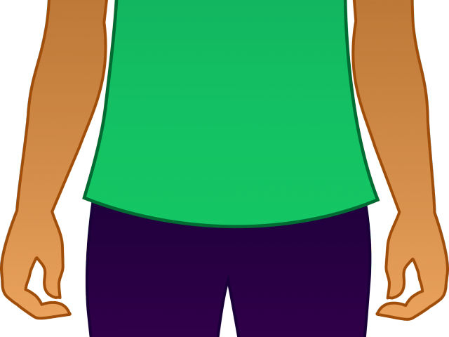 Artistic Clipart Female Artist - Cartoon Girl With Brown Hair - Png Download (640x480), Png Download