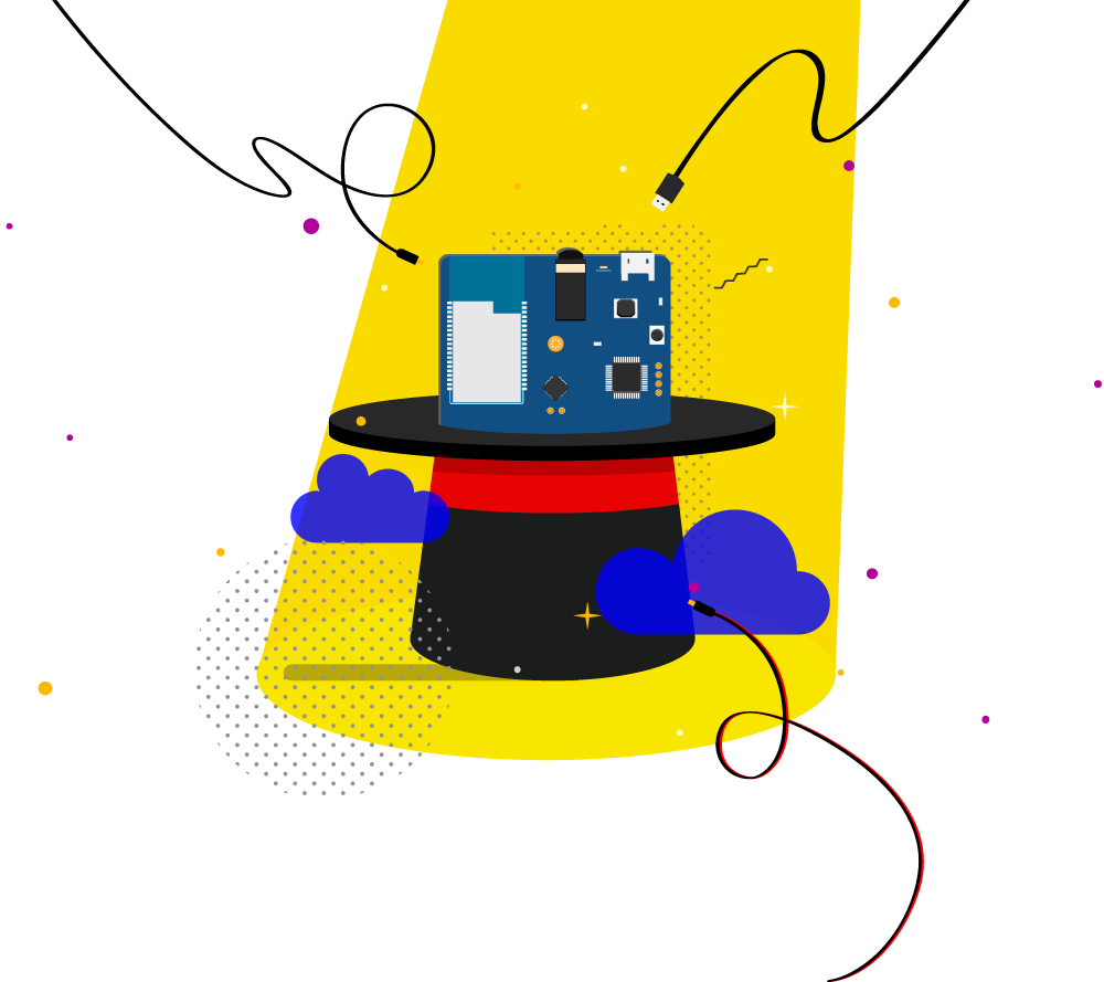 An All In One Iot Kit Built For The Cloud Clipart (1000x889), Png Download