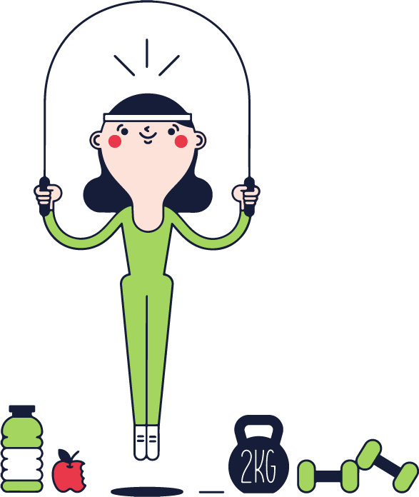 8 Easy Tips How To Beat Stress With Exercise - Exercise For Stress Transparent Clipart (587x696), Png Download