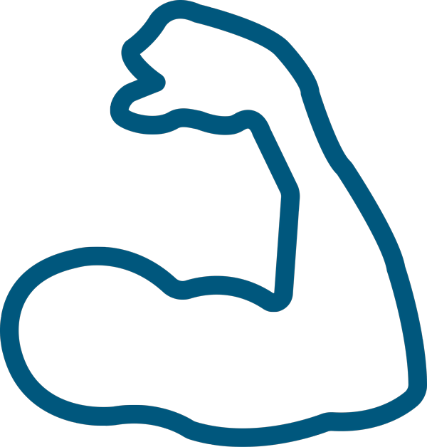 The High-level Of Success And The 85% Compliance Rate - Muscle Clipart (600x628), Png Download