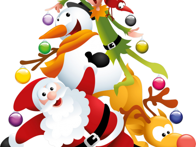 Merry Christmas Clipart Girl - Crazy Christmas! A Jolly Holiday Songbook Or Program - Png Download (640x480), Png Download