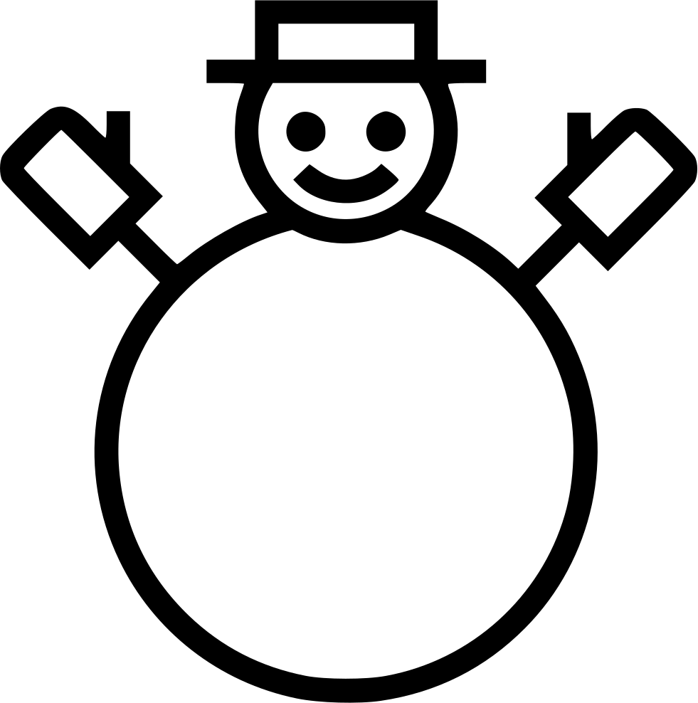 Christmas Snowman Comments - Icon Skill Clipart (981x988), Png Download