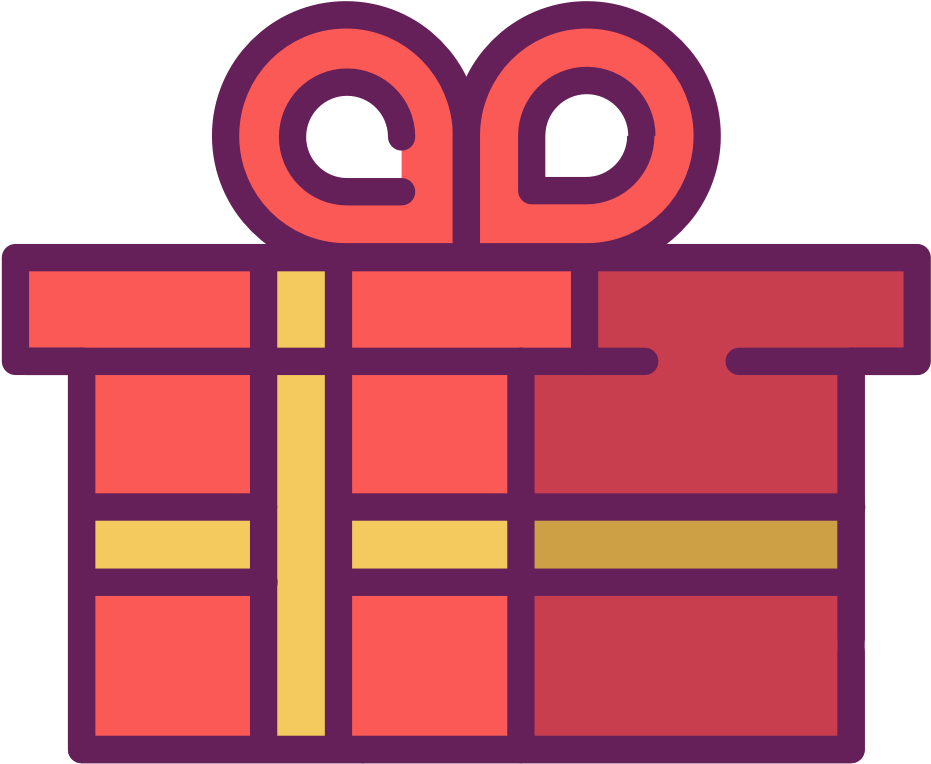 Red And Yellow Christmas Present Clip Art - Free Clip Art Christmas - Png Download (1920x1280), Png Download