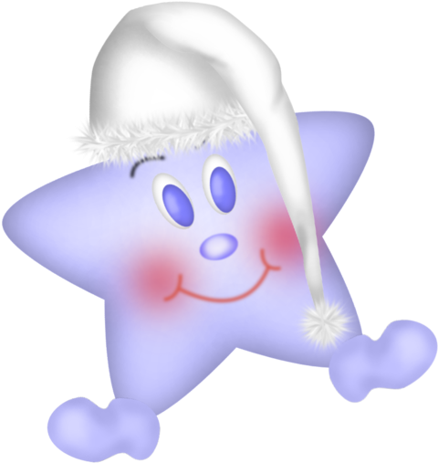 Christmas Stars - Cartoon Clipart (500x667), Png Download