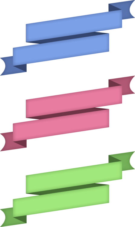 Banner Angle Color - Clip Art - Png Download (446x750), Png Download