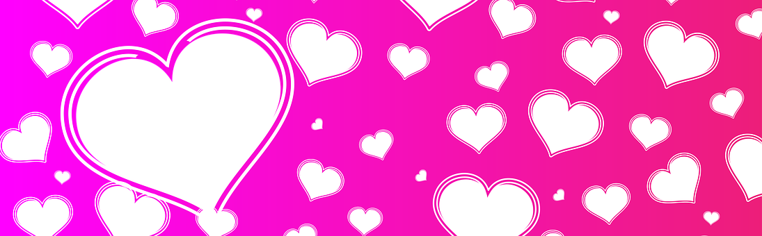 Heart Clipart (1095x340), Png Download