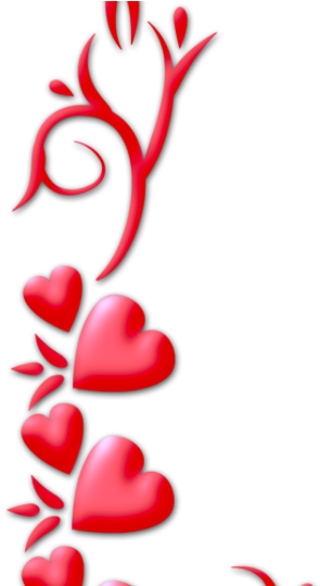 Love Border Png Clipart (1024x538), Png Download