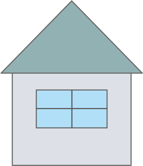 My Home - House Clipart (640x640), Png Download