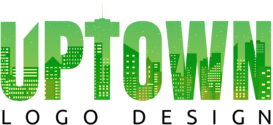 Uptown Logo Design Clipart (911x417), Png Download