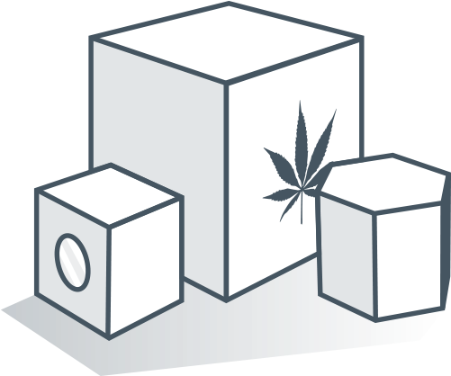 Custom Designs For Cannabis Labels, Packages & Containers - Mystery Box Gif Clipart (599x635), Png Download