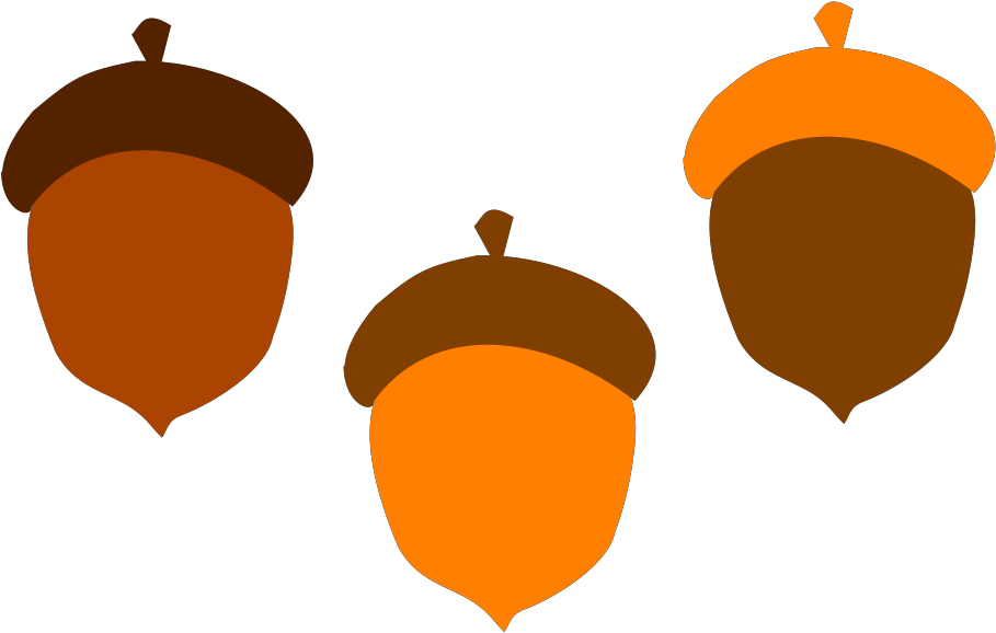 Eikel, Brown, Val, Voedsel, Boom, Orange, Eekhoorn - Clip Art Acorns - Png Download (1280x812), Png Download