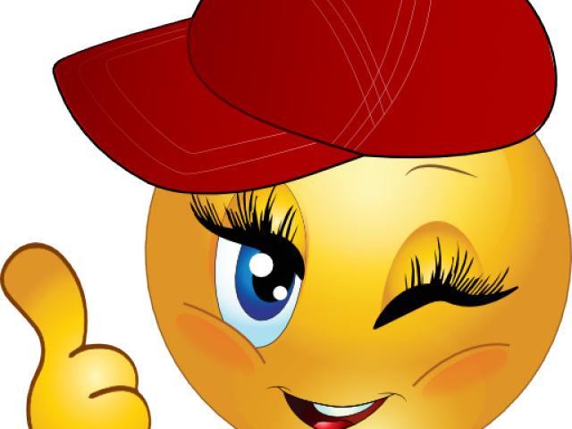 Girly Smiley Cliparts - Thumbs Up Girl Smiley Face - Png Download (640x480), Png Download