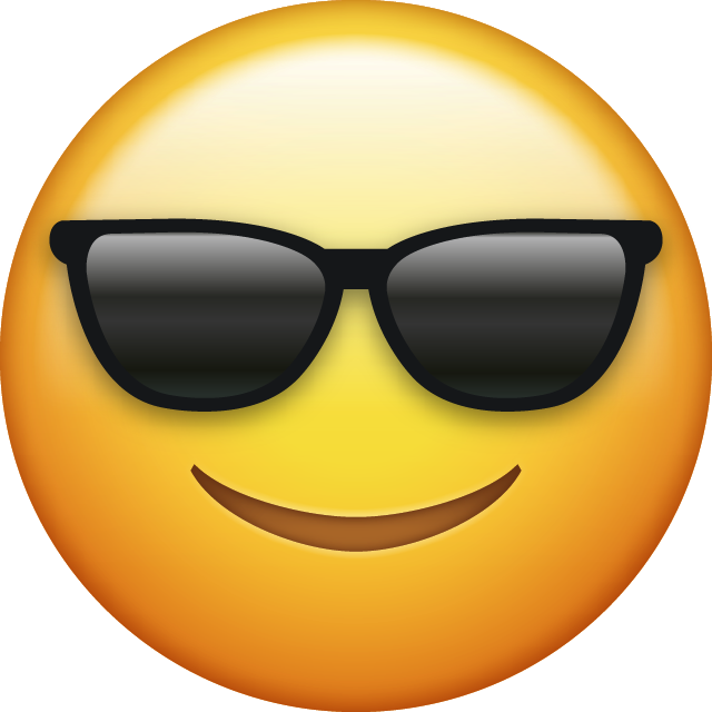 Download Download Sunglasses Cool Emoji Face [iphone Ios Emojis