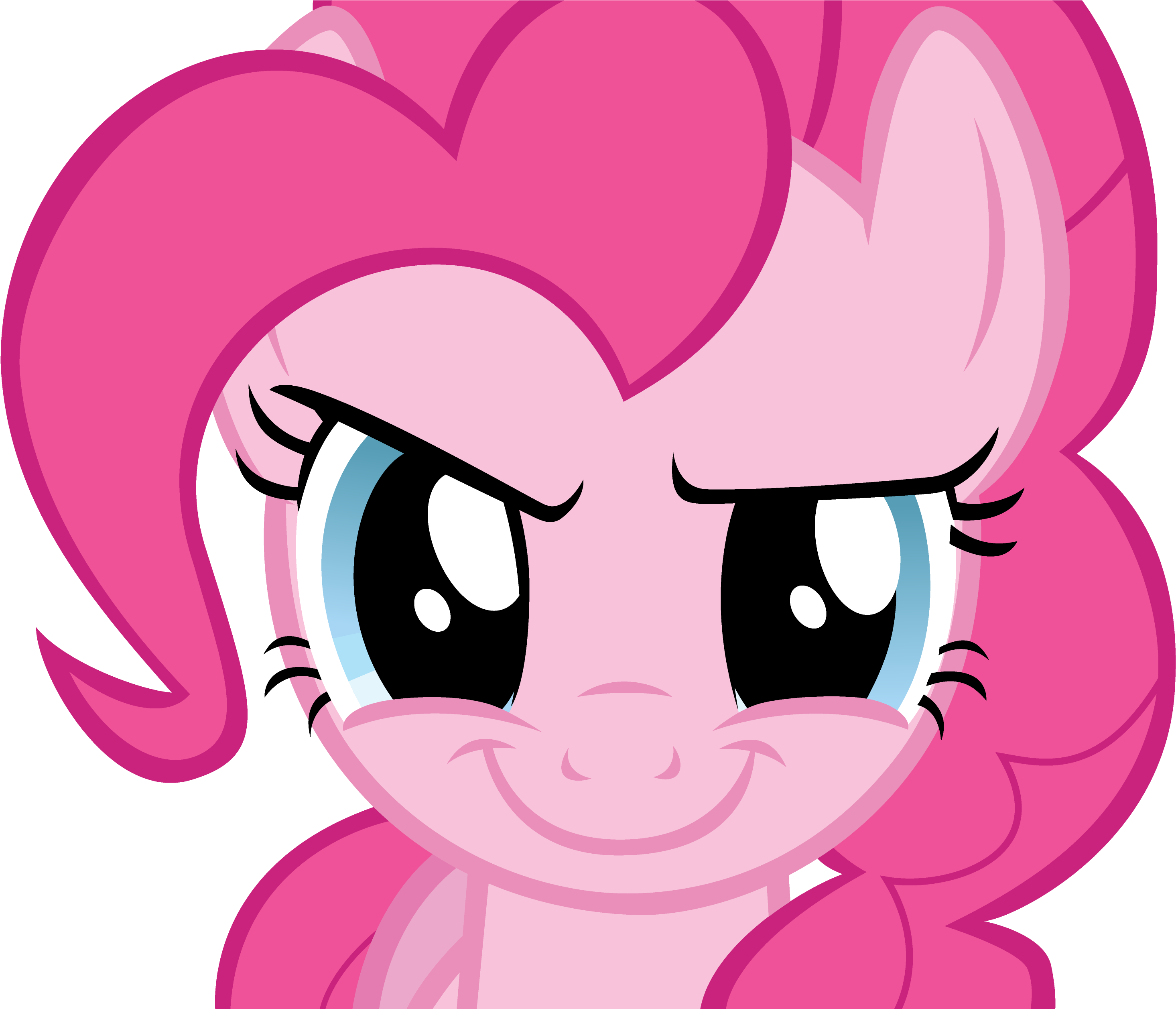 Download Pinkie Pie Face Hair Pink Nose Red Cartoon Facial Expression