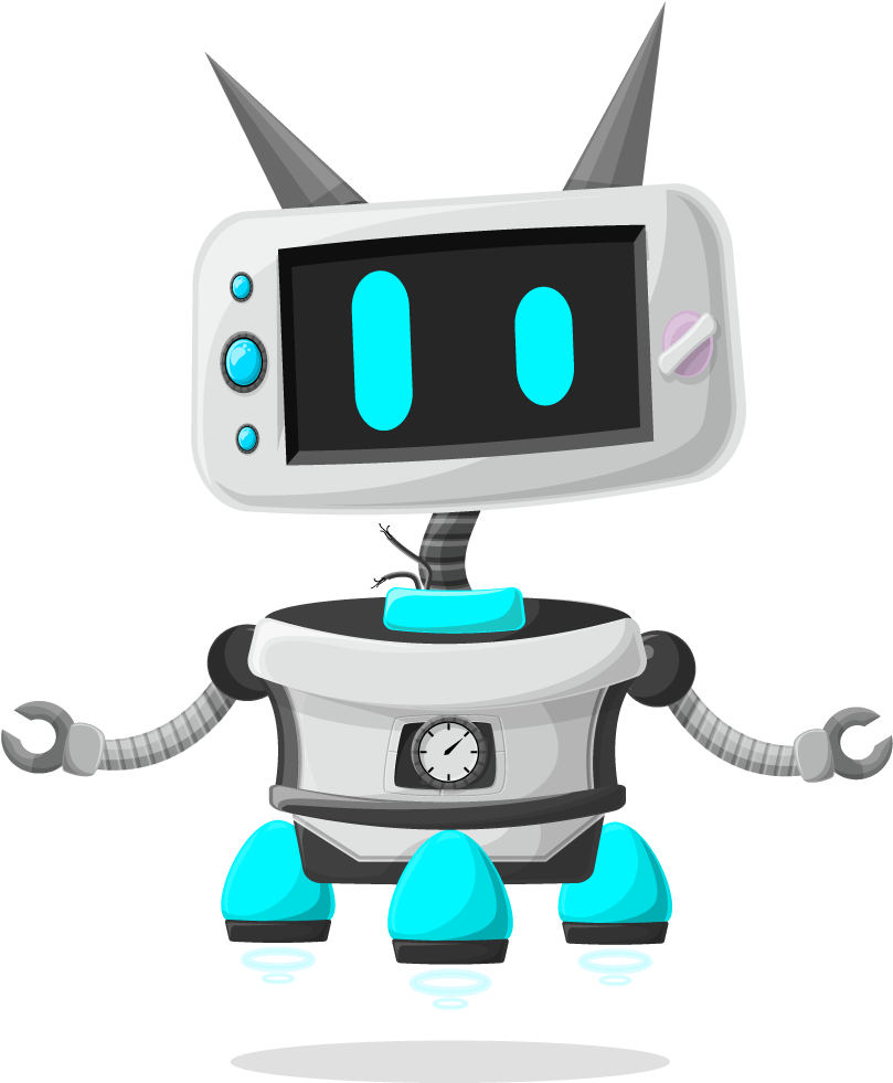 Download Vector Robot Character Set With 6 Robots Cute Robot Png