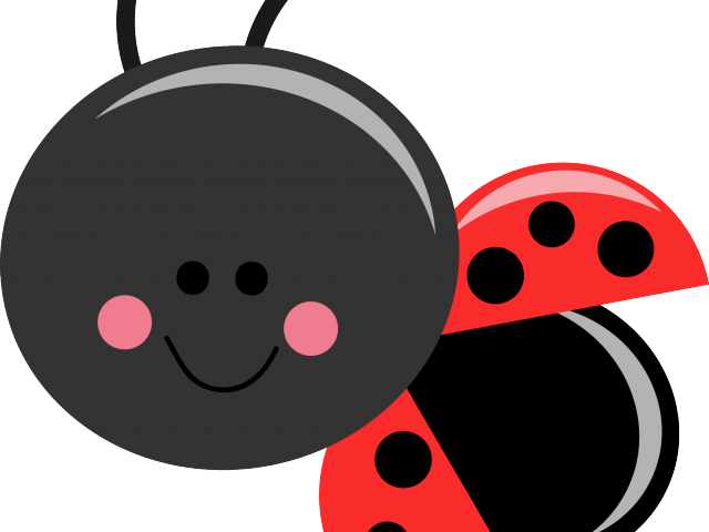 Lady Beetle Clipart Face - Cute Lady Bug Clip Art - Png Download (640x480), Png Download