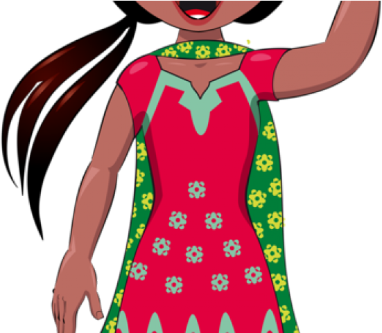 India Clipart Girl Child - Illustration - Png Download (640x480), Png Download