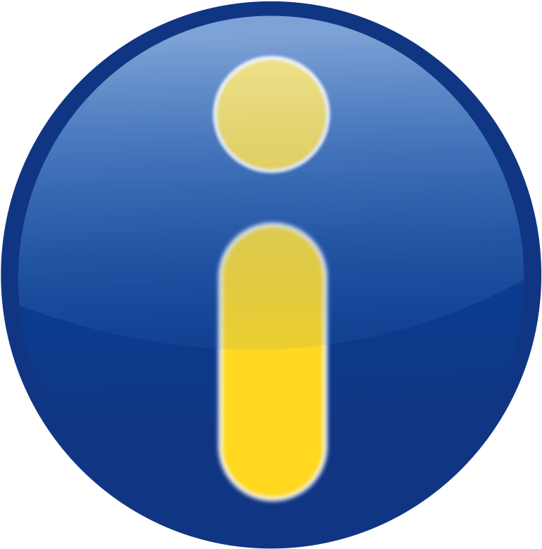Free Clipart - Info Icon - Png Download (800x800), Png Download