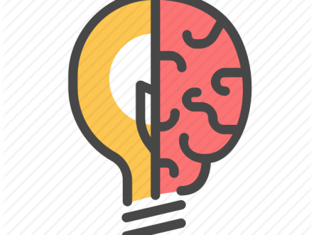 Think Clipart Lightbulb - Thought - Png Download (640x480), Png Download