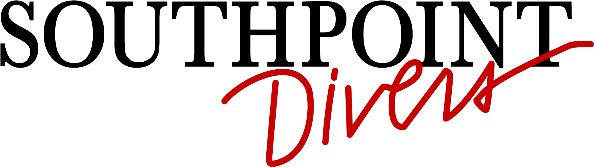 South Point Divers Key West Logo - Southpoint Divers Clipart (2000x570), Png Download