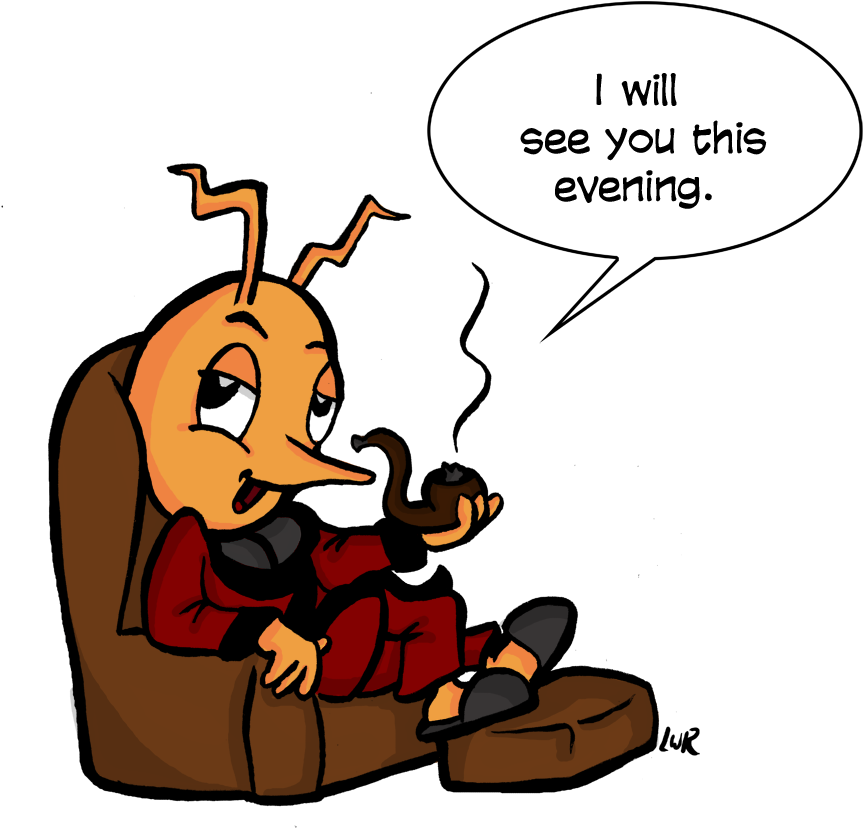 Bed Bug Smoking Jacket - Smoking Jacket Clipart (1024x1024), Png Download