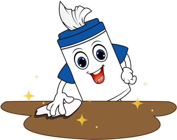 Wipes Vs Spray And Paper Towels Clipart (560x560), Png Download