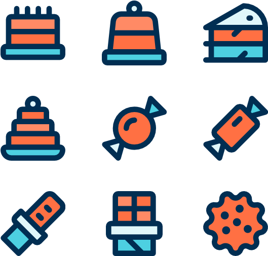 Sweets - Fast Food Clipart (600x564), Png Download