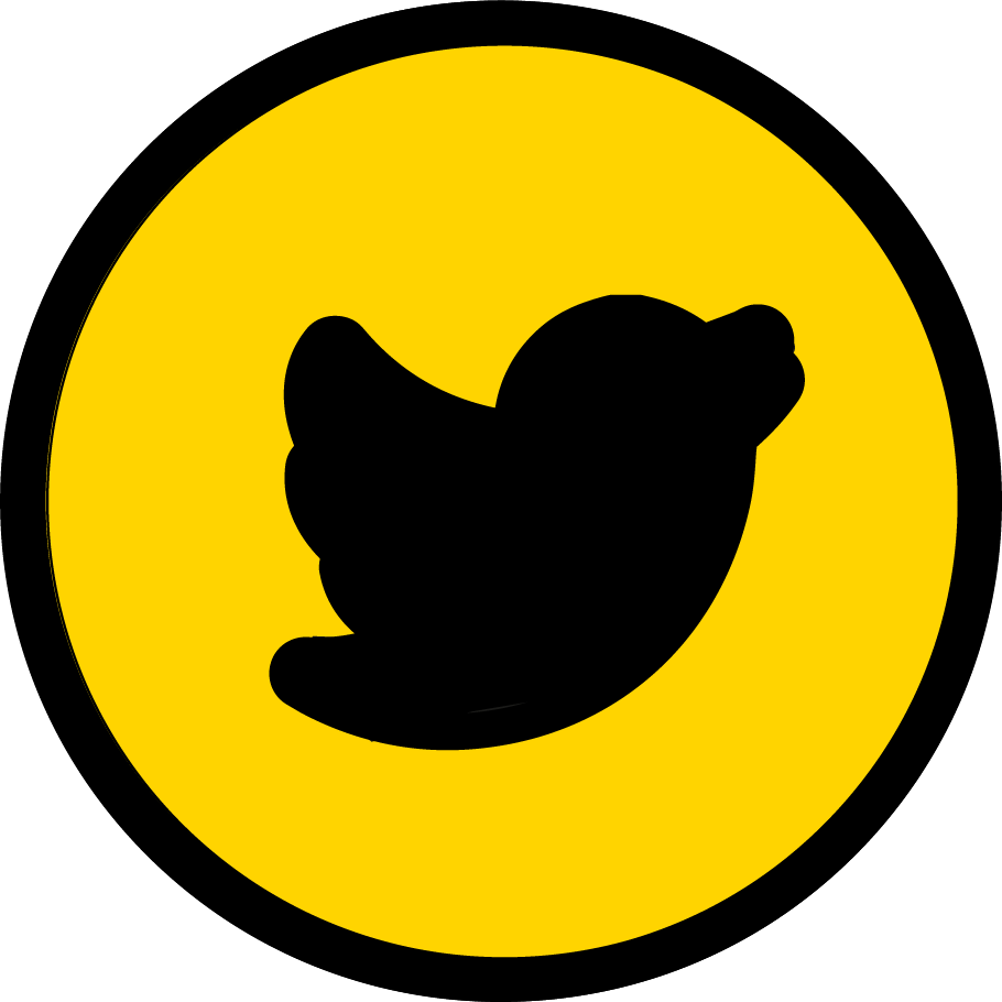 Follow Us On Twitter - B Dubs Logo Clipart (910x910), Png Download