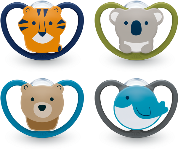 Der Space Schnuller Im Nuk Online Shop - Nuk Space Schnuller Clipart (600x543), Png Download