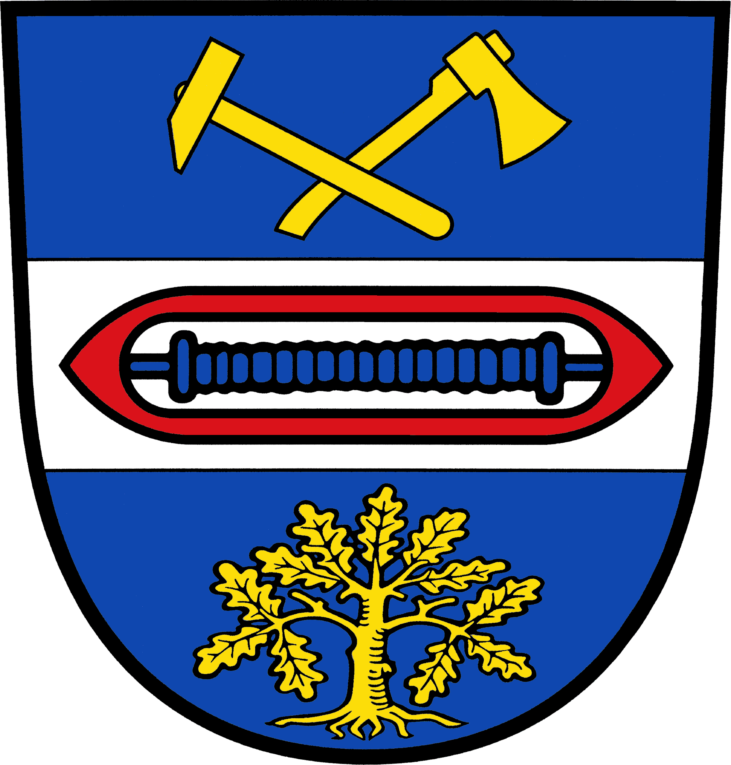 Wappen Lühmannsdorf - Blue Clipart (2460x2575), Png Download