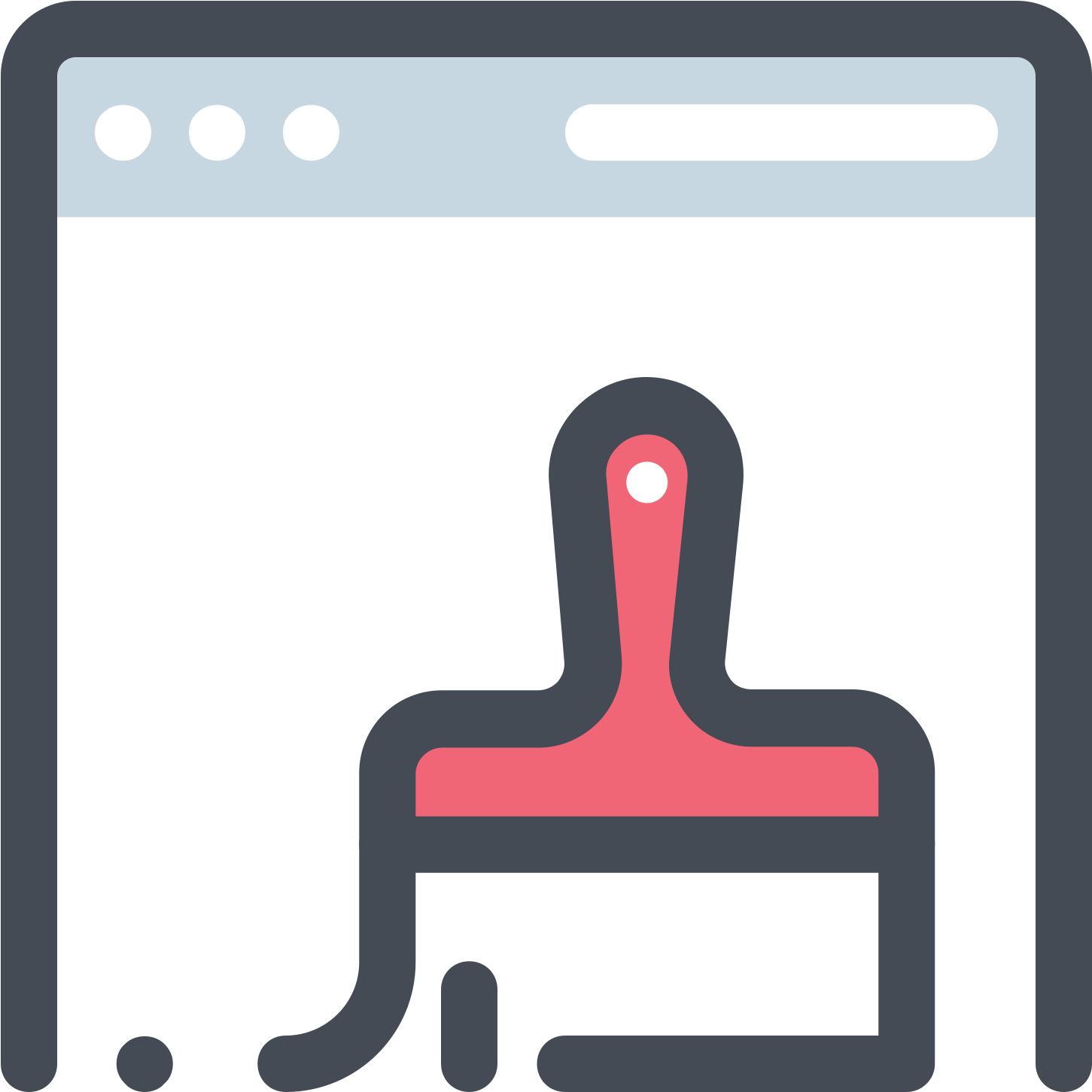 Online Paint Tool Icon - Data Clean Up Icon Clipart (1600x1600), Png Download