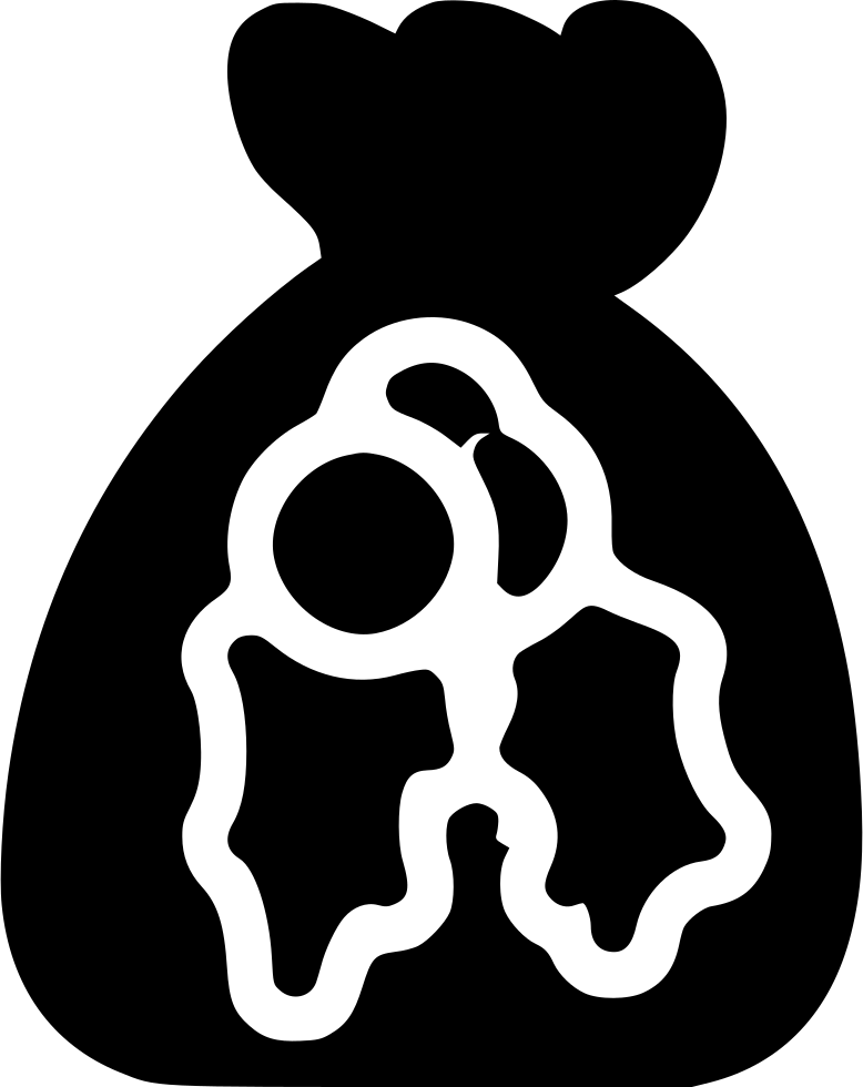 Santa Bag Comments - Icon Clipart (778x980), Png Download