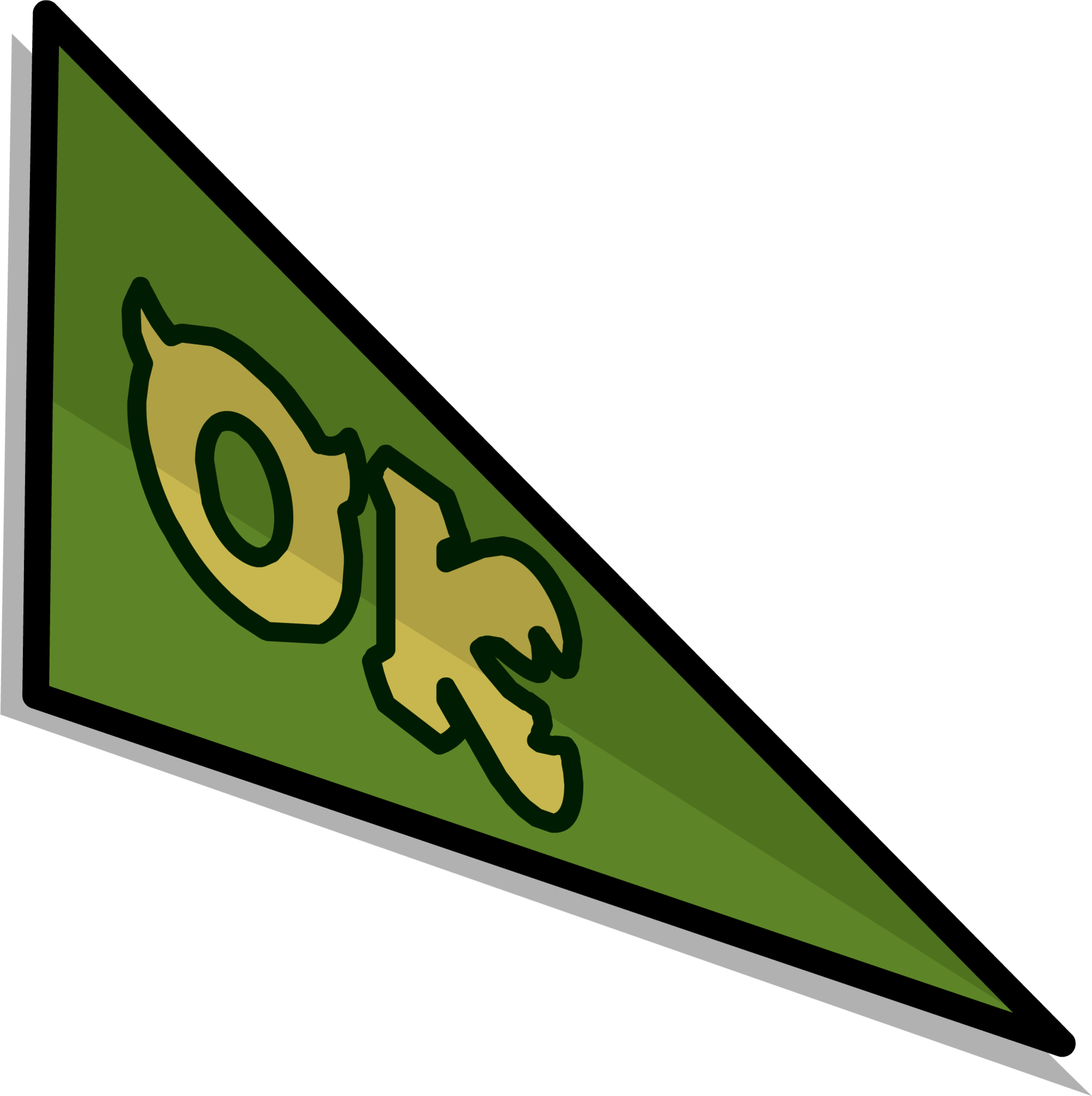 Ok Pennant Sprite 003 - Portable Network Graphics Clipart (2000x2008), Png Download