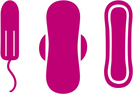 Download Tampons, Pads, And Liners - Pads And Tampons Clipart - Png
