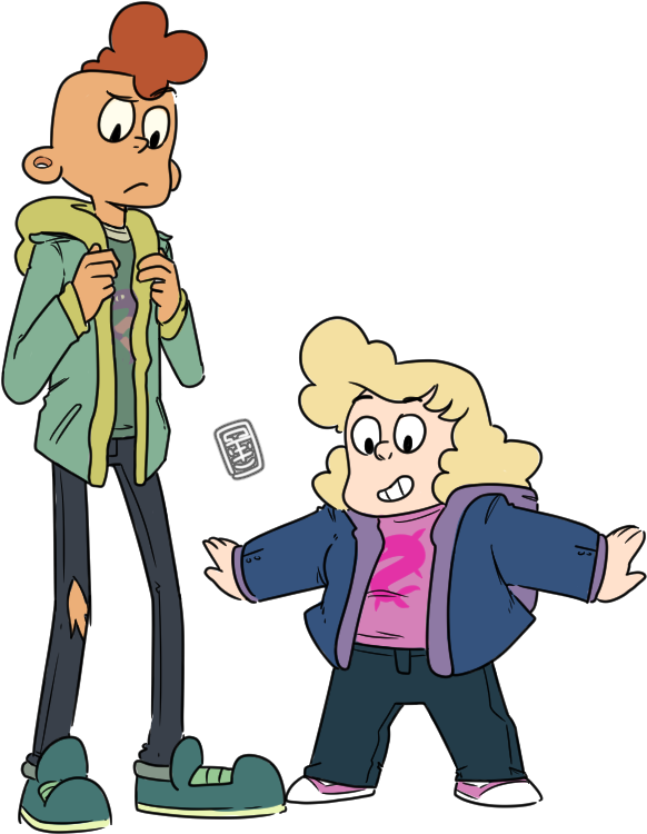 Lars And Sadie, Steven Universe - Steven Universe Lars Reference Clipart (655x783), Png Download