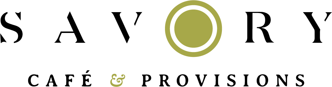 Savory Cafe Logo Lunch Menu Logo - Menu Clipart (1143x301), Png Download