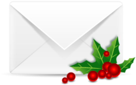 Christmas Mail 256 Image - Christmas Mail Clipart (600x600), Png Download