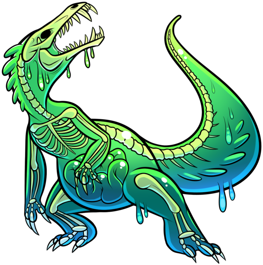 Clip Art Free Redraw Of My Colony Dragon From A - Deviantart Slime - Png Download (894x894), Png Download