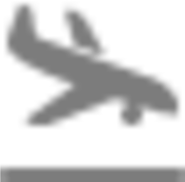 Airplane Landing - Airplane Clipart (600x600), Png Download